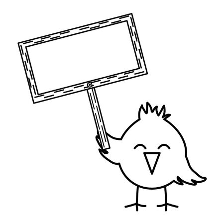 cute little chick easter character vector illustration designのイラスト素材