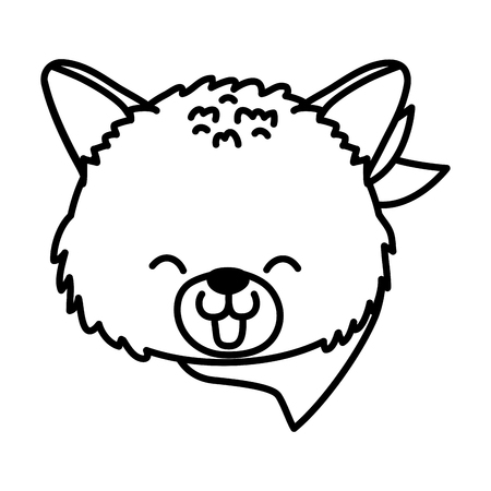 cute funny pet cartoonのイラスト素材