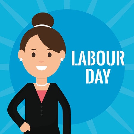 young businesswoman avatar characterのイラスト素材