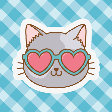 cute happy funny cartoonのイラスト素材