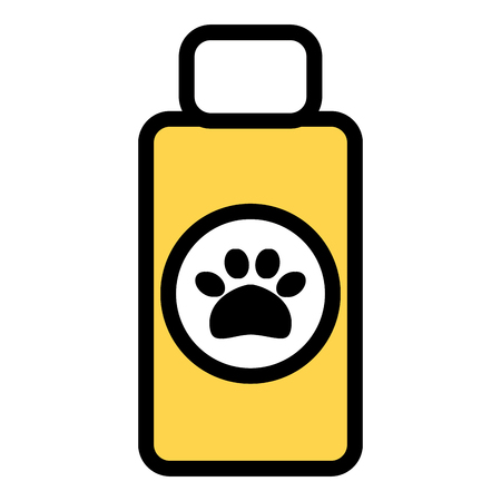pet shampoo bottle icon vector illustration designのイラスト素材