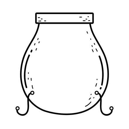 treasure cauldron saint patrick day vector illustration designのイラスト素材