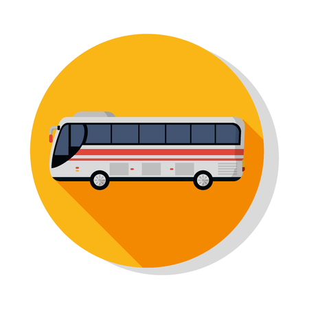 transportation concept bus cartoon vector illustration graphic designのイラスト素材