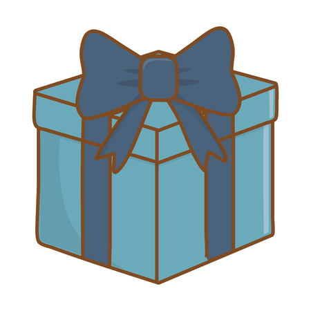 gift box icon cartoon vector illustration graphic designのイラスト素材