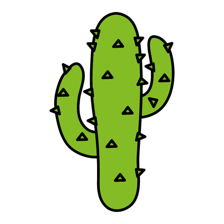 mexican cactu plant icon vector illustration designのイラスト素材