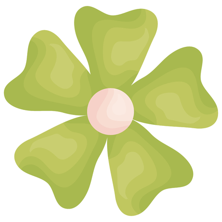 beautiful flower decorative icon vector illustration designのイラスト素材