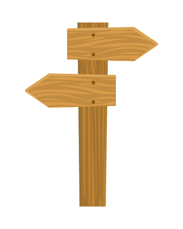 wooden sign frame cartoon vector illustration graphic designのイラスト素材
