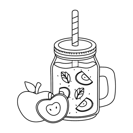tasty refresh drink cartoonのイラスト素材