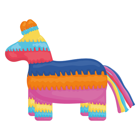 mexican pinata traditional element vector illustration designのイラスト素材