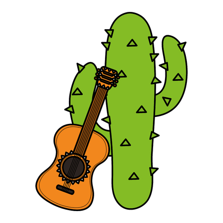 mexican cactu plant icon vector illustration designのイラスト素材