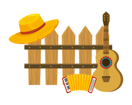 festa junina cartoonのイラスト素材