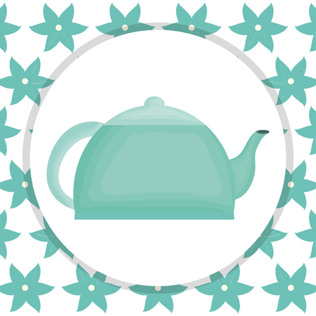 kitchen teapot element icon vector illustration designのイラスト素材