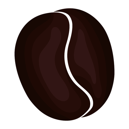 coffee grain seed iconのイラスト素材
