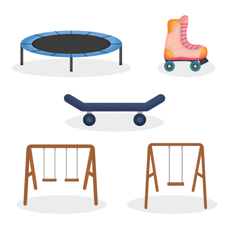 set of entertainment icons vector illustration designのイラスト素材