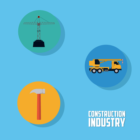 Set of construction iconsのイラスト素材