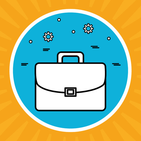 portfolio documents isolated icon vector illustration designのイラスト素材