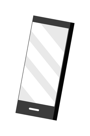 Smartphone technology modern useful isolatedのイラスト素材