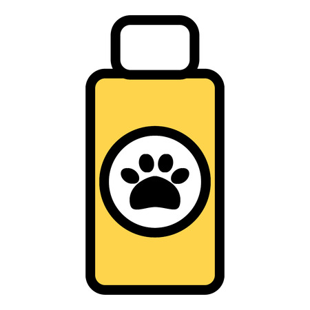 pet shampoo bottle iconのイラスト素材