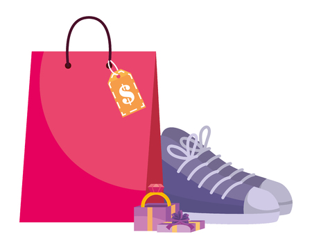Shopping bag icon designのイラスト素材
