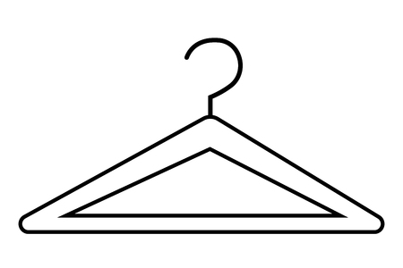 Isolated hanger designのイラスト素材