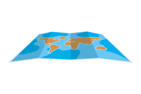 Map design, Planet continent earth world globe ocean and universe theme Vector illustrationのイラスト素材