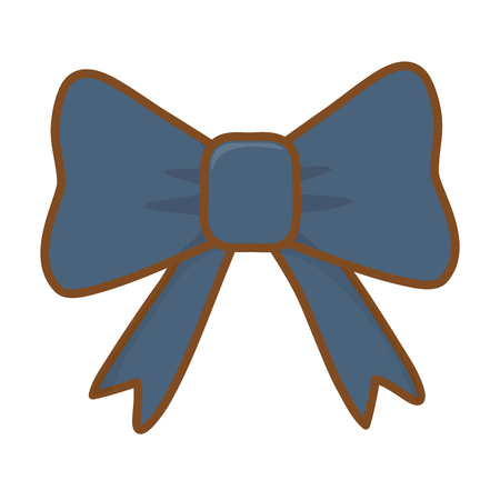 gift bow icon cartoon isolated vector illustration graphic designのイラスト素材