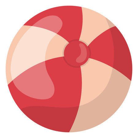 plastic balloon ball icon square frame birthday vector illustrationのイラスト素材