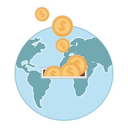 Isolated money designのイラスト素材