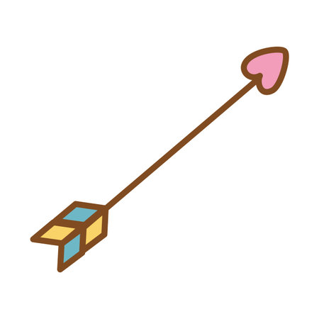 arrow icon cartoon isolated vector illustration graphic designのイラスト素材