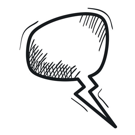 speech bubble message drawing vector illustration designのイラスト素材