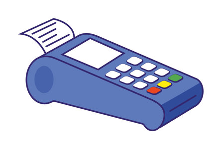 Technology work office dataphone isolatedのイラスト素材