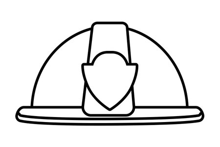 construction architectural tool helmet cartoon vector illustration graphic designのイラスト素材