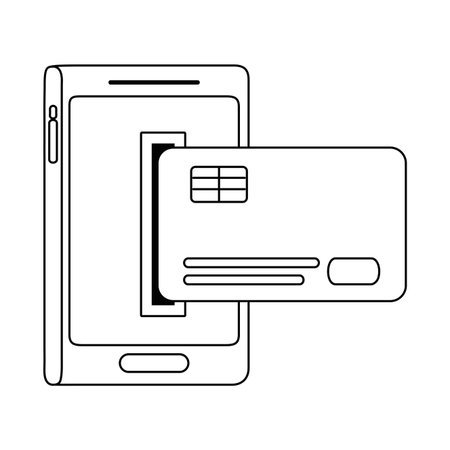 Smartphone design, Store shopping online ecommerce media market and internet theme Vector illustrationのイラスト素材