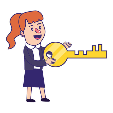 Businesswoman banking financial planningのイラスト素材