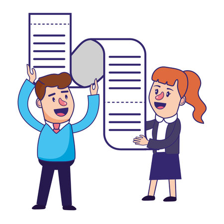 Banking teamwork financial planningのイラスト素材