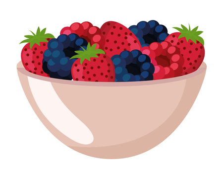 delicious tasty food cartoonのイラスト素材