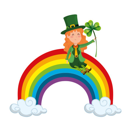 st patricks day cartoonのイラスト素材