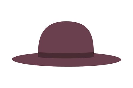 Hat design, Cloth costume accessory wear decoration uniform and object theme Vector illustrationのイラスト素材