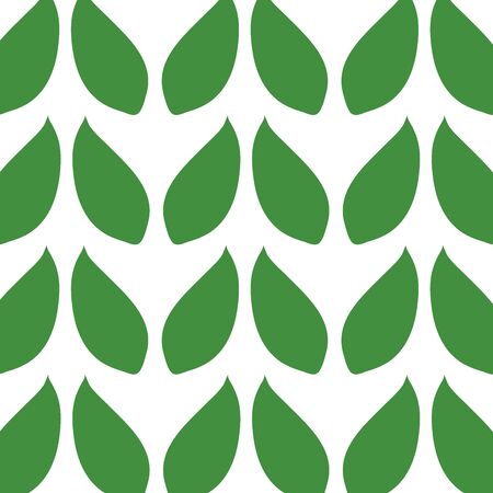 ecology leafs plant pattern vector illustration designのイラスト素材