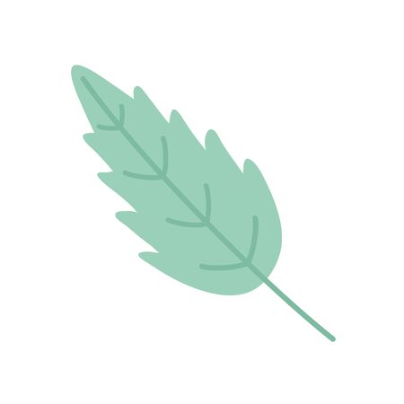 Isolated leaf vector design vector illustrationのイラスト素材