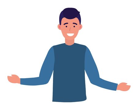 man portrait avatarのイラスト素材