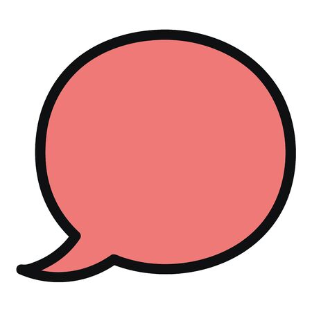 speech bubble message icon vector illustration designのイラスト素材