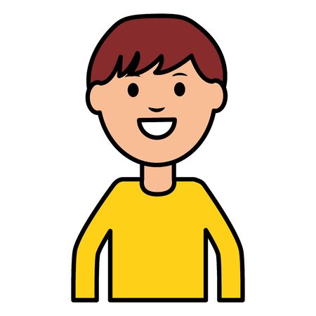 young man avatar characterのイラスト素材