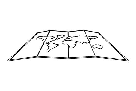 Isolated map designのイラスト素材