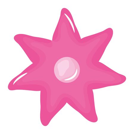 cute flower nature iconのイラスト素材