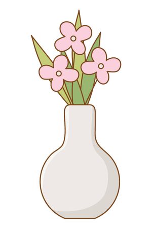 Isolated flower ornament design vector illustratorのイラスト素材