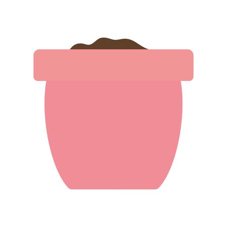 ceramic pot house decoration iconのイラスト素材