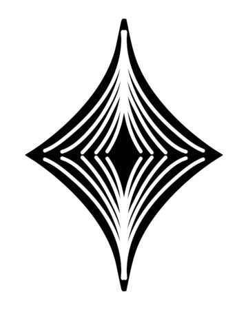 Isolated art deco shape designのイラスト素材