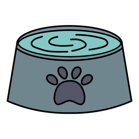 plastic dish with water care mascot vector illustration designのイラスト素材