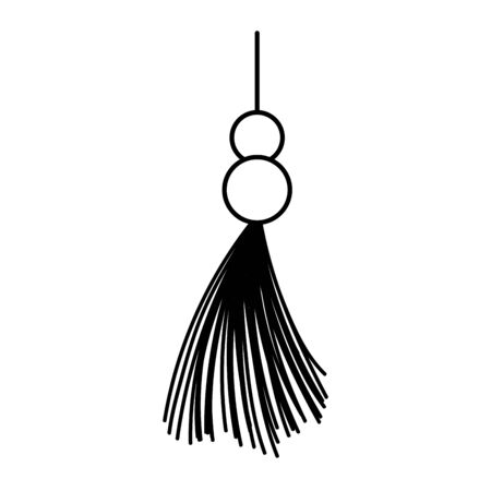 China amulet design, Culture asia traditional art famous oriental and landmark Vector illustrationのイラスト素材